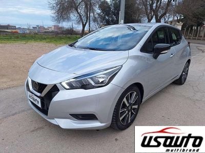 Usata Nissan Micra Tekna 90 CV (66 kW) 2017 Argento Utilitaria