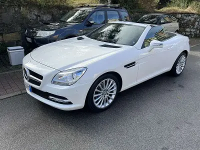 Usata Mercedes SLK200 184 CV (135 kW) 2015 Bianco Cabrio