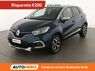 Käytetty Renault Captur Intens 110 HP (80 kW) 2018 Sininen Katumaasturi