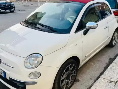 Usata Fiat 500C 69 CV (50 kW) 2015 Bianco Cabrio