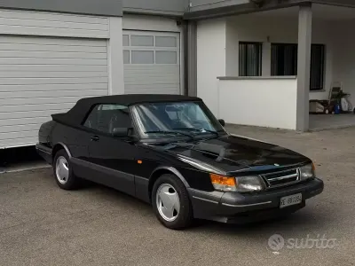 Usata Saab 900 Cabriolet 141 CV (103 kW) 1993 Nero Cabrio