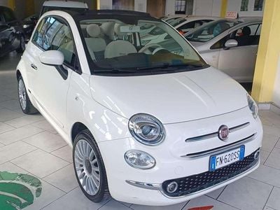 Usata Fiat 500C Lounge 69 CV (50 kW) 2018 Bianco Cabrio