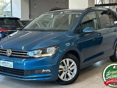 Usata VW Touran Comfortline 116 CV (85 kW) 2020 Blu Monovolume