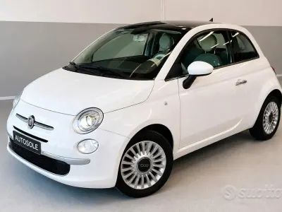 Begagnad Fiat 500 Lounge 69 HK (50 kW) 2014 Vit Sedan
