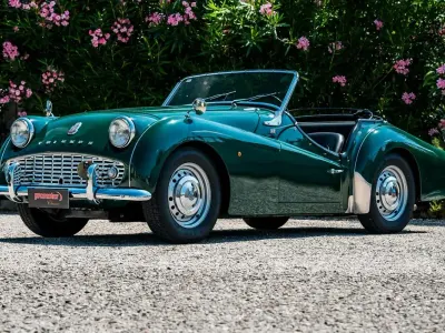 Usata Triumph TR3 90 CV (66 kW) 1959 Verde Cabrio