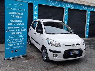 Usata Hyundai i10 Style 63 CV (46 kW) 2009 Bianco Utilitaria