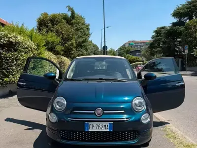 Usata Fiat 500C Lounge 69 CV (50 kW) 2018 Bluazzurro Cabrio