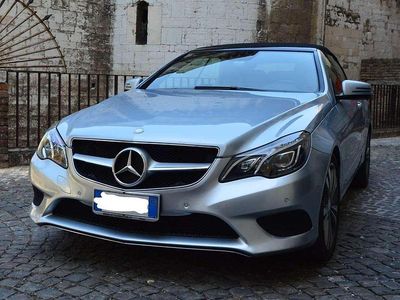 Usata Mercedes E250 Premium 204 CV (150 kW) 2013 Argento Cabrio