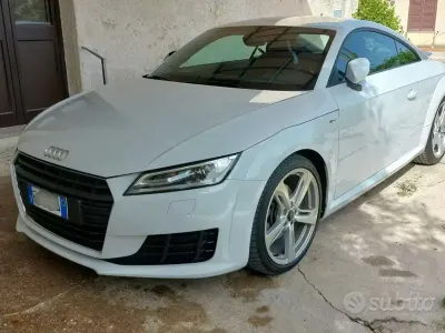 Usata Audi TT S-Line 184 CV (135 kW) 2015 Bianco Coupé
