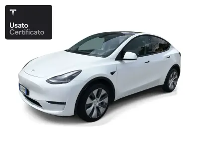 Usata Tesla Model Y Long Range AWD 258 kW (351 CV) 2022 Pearl white multicoat SUV