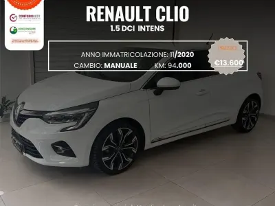 Usata Renault Clio V Intens 86 CV (63 kW) 2020 Bianco Berlina
