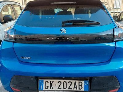Usata Peugeot 208 82 CV (60 kW) 2022 Blu Utilitaria