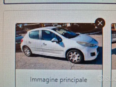 Usata Peugeot 207 73 CV (53 kW) 2013 Bianco Berlina