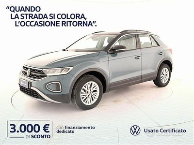 Usata VW T-Roc Life 116 CV (85 kW) 2025 Nero SUV