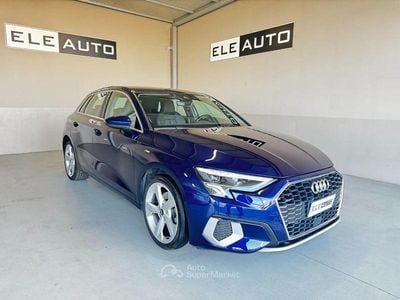 Usata Audi A3 S-Line 150 CV (110 kW) 2021 Blu/azzurro Berlina