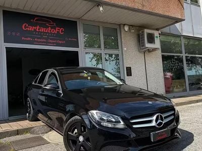 Usata Mercedes C180 116 CV (85 kW) 2016 Nero Berlina