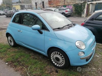 Usata Fiat 500 Lounge 69 CV (50 kW) 2010 Blu Utilitaria