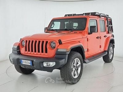 Usata Jeep Wrangler Sahara 200 CV (147 kW) 2019 Arancione SUV