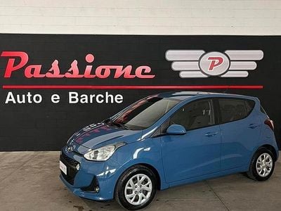 Usata Hyundai i10 67 CV (49 kW) 2018 Blu Utilitaria