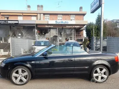 Usata Audi A4 Cabriolet 163 CV (119 kW) 2003 Nero(met.) Cabrio