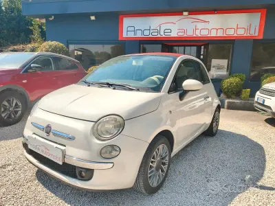 Usata Fiat 500C Lounge 69 CV (50 kW) 2012 Bianco Cabrio