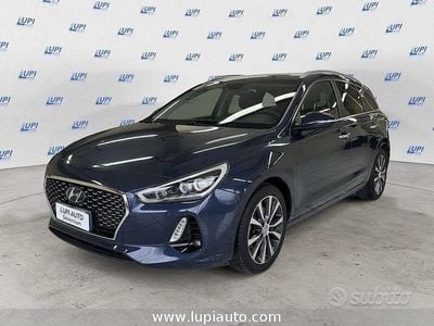 Usata Hyundai i30 Style 136 CV (100 kW) 2017 Blu/azzurro Station wagon