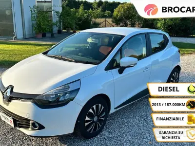 Usata Renault Clio IV 75 CV (55 kW) 2013 Bianco Berlina