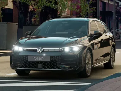 Nuova VW Passat R-line Plus 272 CV (200 kW) 2026 Grenadill black metallizzato Station wagon