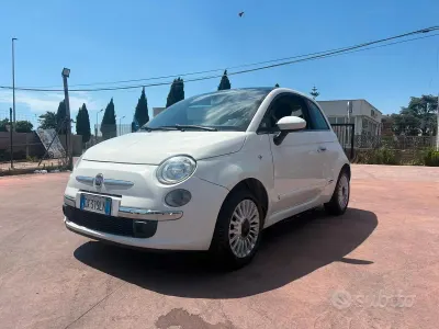 Usata Fiat 500 Pop 75 CV (55 kW) 2009 Bianco Cabrio