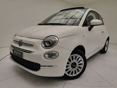 Usata Fiat 500C Lounge 69 CV (50 kW) 2016 Bianco Cabrio