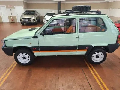 Usata Fiat Panda 4x4 45 CV (33 kW) 1992 Verde acqua Utilitaria