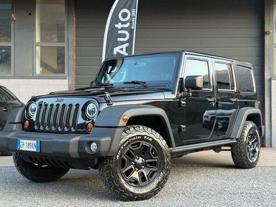 Usata Jeep Wrangler Unlimited 200 CV (147 kW) 2013 Nero SUV