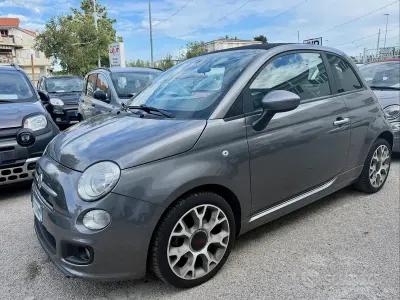 Usata Fiat 500C 95 CV (69 kW) 2014 Grigio Cabrio
