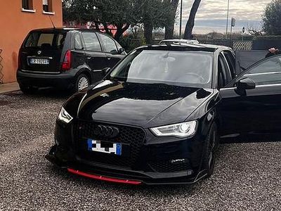 Usata Audi A3 S-Line 110 CV (80 kW) 2015 Nero Berlina