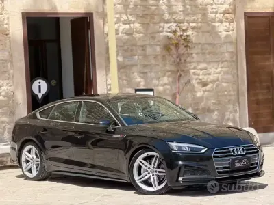Usata Audi A5 S-Line 190 CV (139 kW) 2018 Nero Coupé