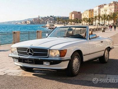 Usata Mercedes SL300 188 CV (138 kW) 1986 Bianco Cabrio