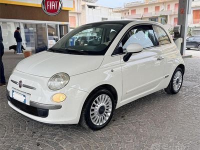 Usata Fiat 500 70 CV (51 kW) 2009 Bianco Cabrio
