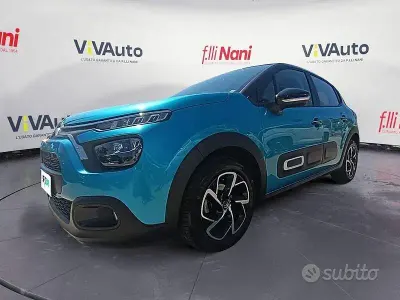 Usata Citroën C3 Shine 83 CV (61 kW) 2022 Blu Utilitaria