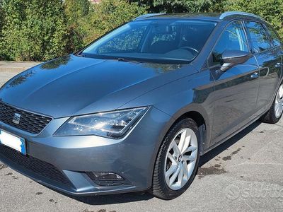 Usata Seat Leon ST Style 110 CV (80 kW) 2017 Grigio Station wagon