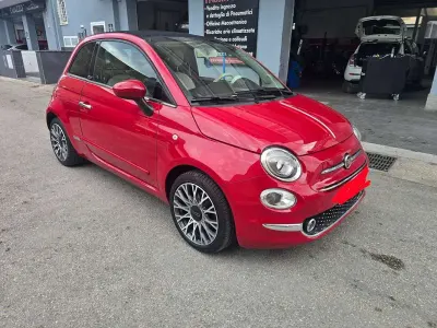 Usata Fiat 500C Lounge 69 CV (50 kW) 2019 Rosso Cabrio