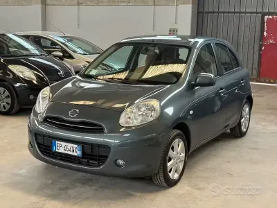 Usata Nissan Micra Tekna 80 CV (58 kW) 2013 Blu Utilitaria