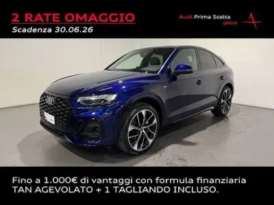 Usata Audi Q5 Sportback S-line plus 367 CV (269 kW) 2022 Blu SUV