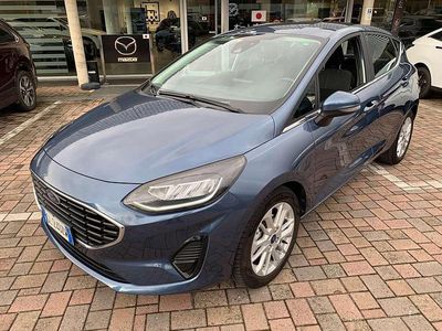 Usata Ford Fiesta Titanium 125 CV (91 kW) 2022 Blu/azzurro Utilitaria