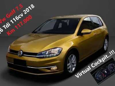 Usata VW Golf VII Business 116 CV (85 kW) 2018 Oro Berlina