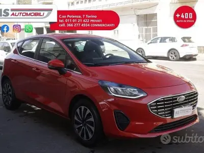 Gebraucht Ford Fiesta Titanium 75 PS (55 kW) 2022 Rot Kleinwagen