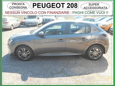 Usata Peugeot 208 Allure 75 CV (55 kW) 2021 Grigio Utilitaria