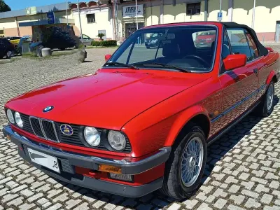 Usata BMW 320 Cabriolet 129 CV (94 kW) 1990 Rosso Cabrio