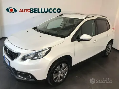 Usata Peugeot 2008 Active 75 CV (55 kW) 2018 Bianco SUV