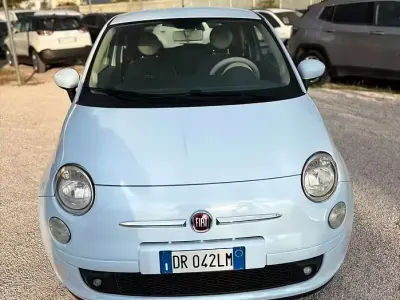 Brugt Fiat 500 Sport 75 HK (55 kW) 2009 Blå Cabriolet