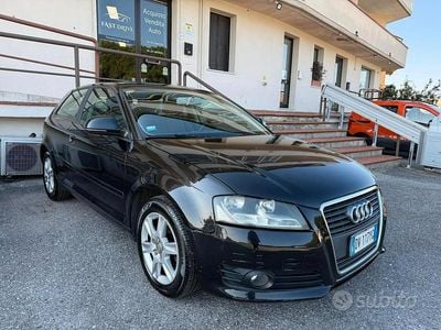 Usata Audi A3 Attraction 105 CV (77 kW) 2009 Nero Utilitaria